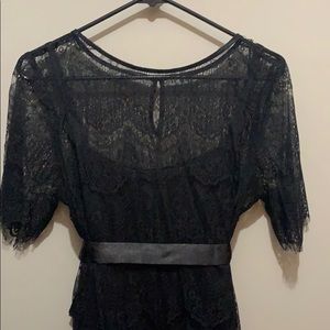 Motherhood Lace maternity dress